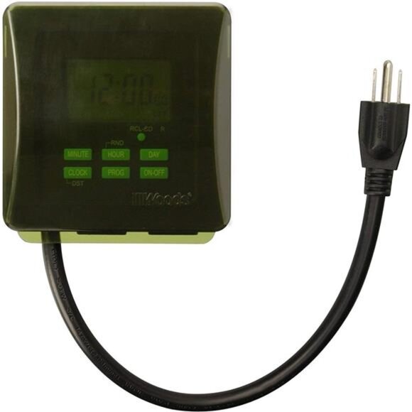 Outdoor 7-Day Heavy Duty Digital Plug-in Timer; 2 Grounded Outlets; Weatherproof - Picture 2 of 5